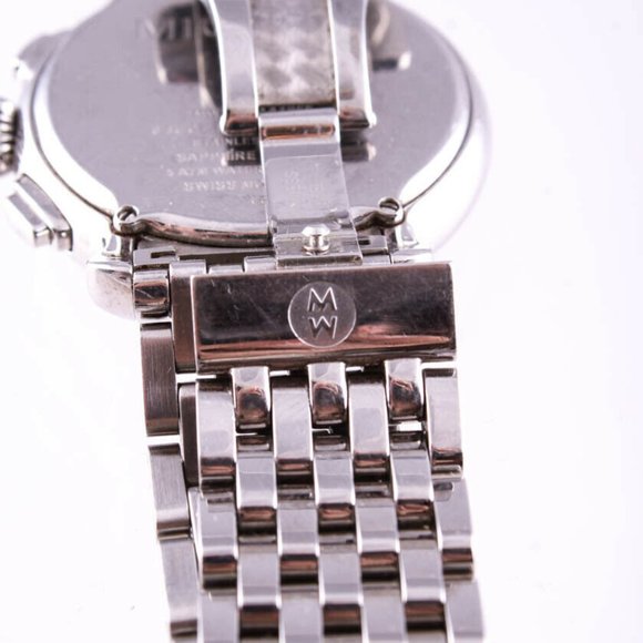 Michele 38mm Diamond Chronograph Watch!! main image 8